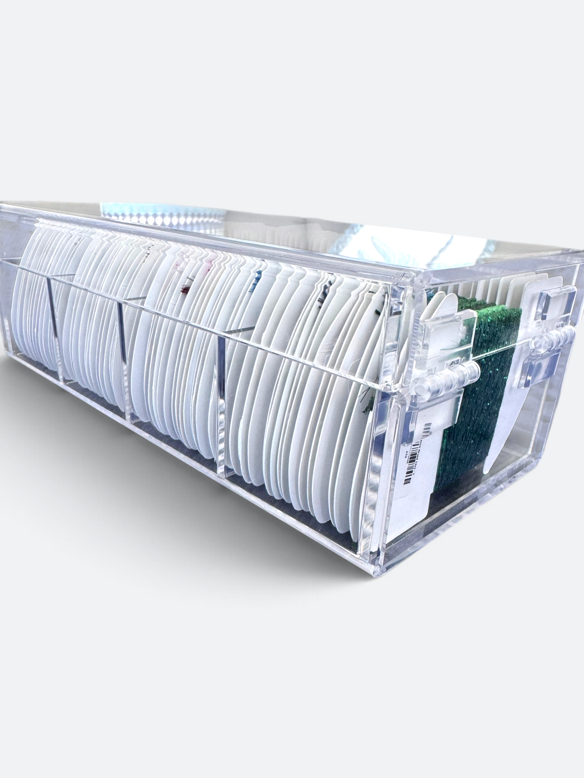 The Bespoke - Acrylic Needlepoint Thread Storage Box - (Rainbow Gallery, Milan & like Sizes)