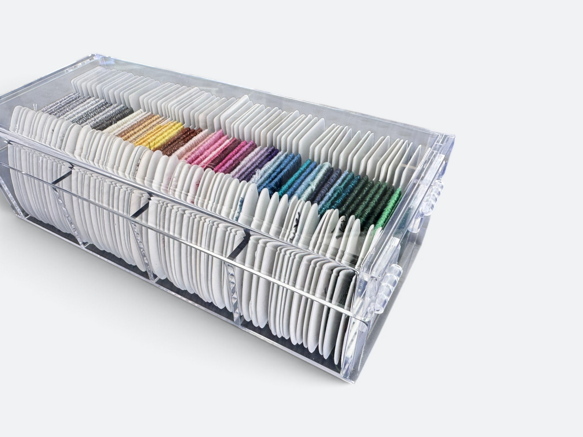 The Bespoke - Acrylic Needlepoint Thread Storage Box - (Rainbow Gallery, Milan & like Sizes)