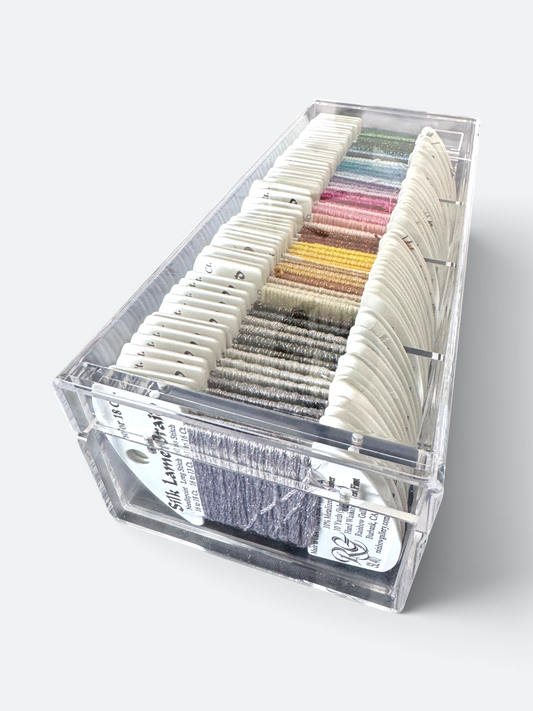 The Bespoke - Acrylic Needlepoint Thread Storage Box - (Rainbow Gallery, Milan & like Sizes)