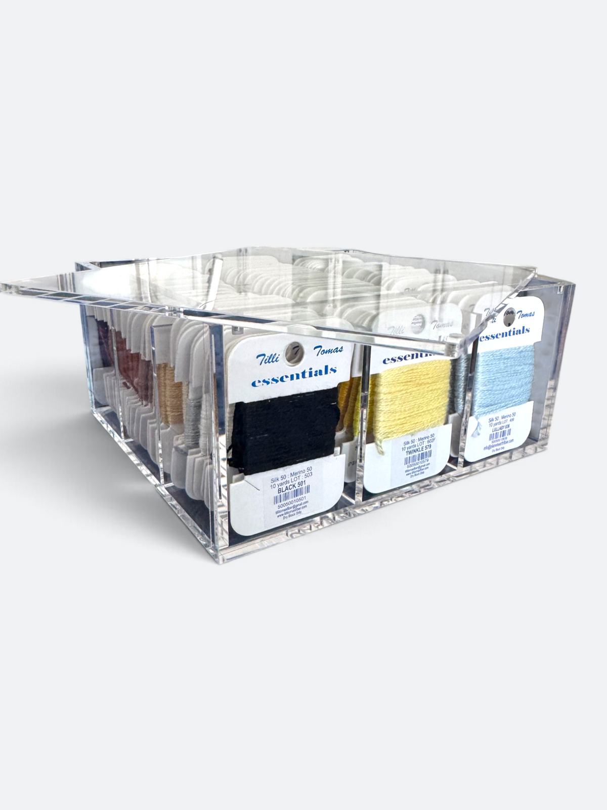 The NEW Atelier - Acrylic Needlepoint Thread Storage Box