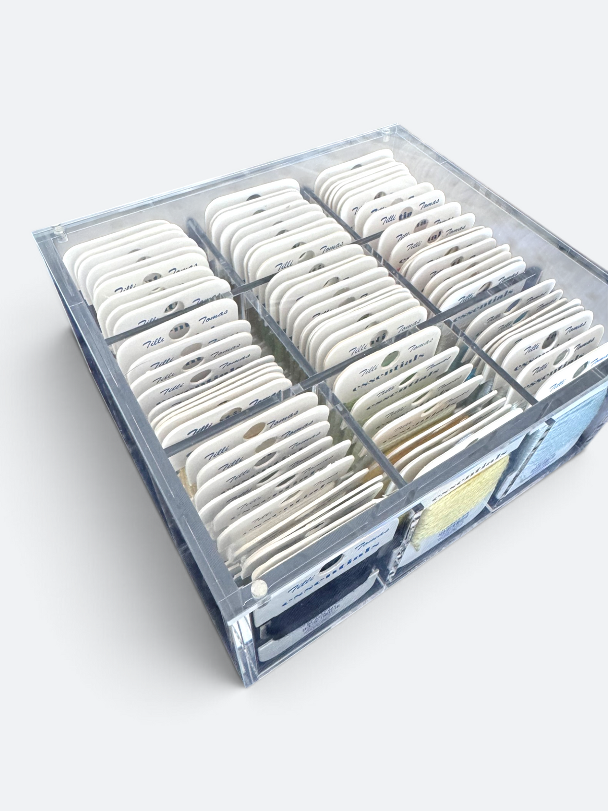 The NEW Atelier - Acrylic Needlepoint Thread Storage Box