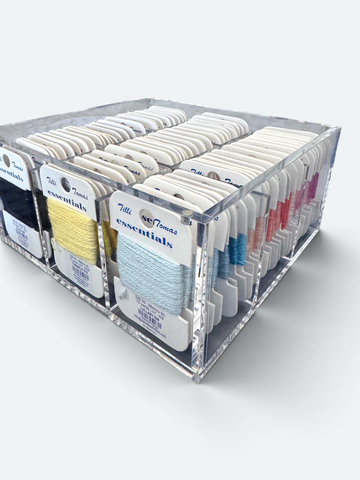 The NEW Atelier - Acrylic Needlepoint Thread Storage Box