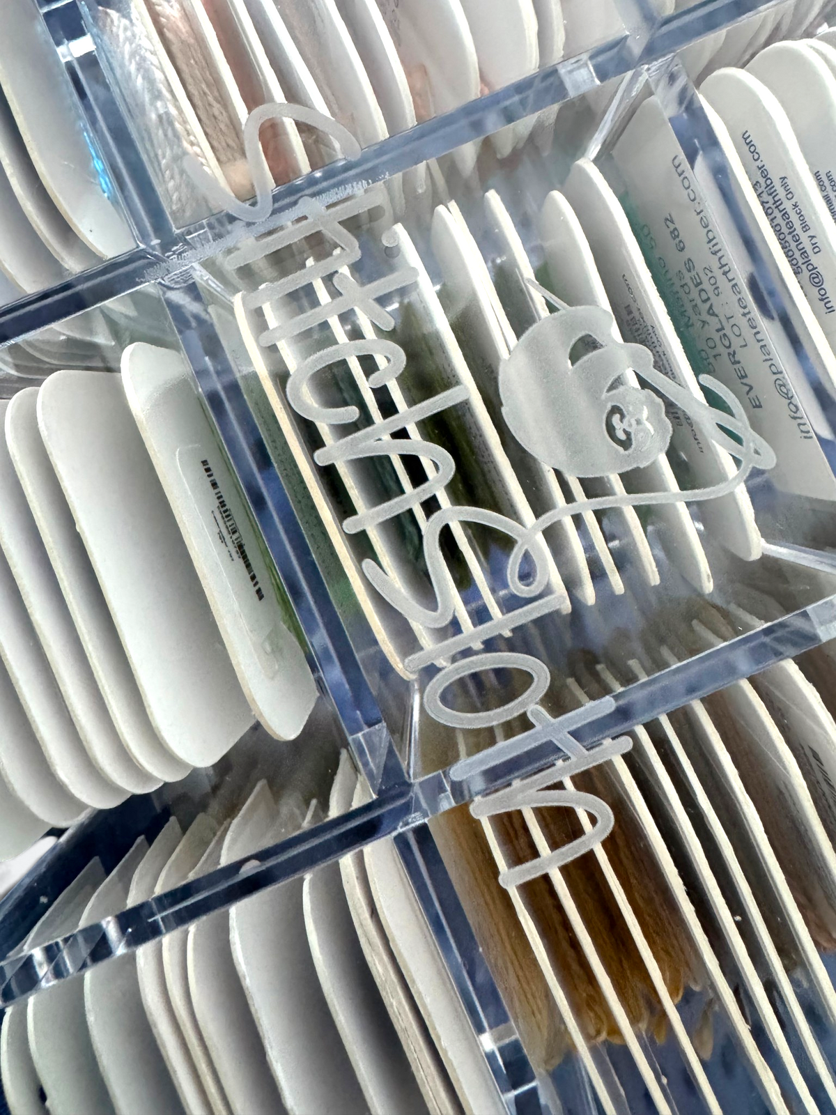The NEW Atelier - Acrylic Needlepoint Thread Storage Box