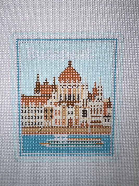 Budapest Travel Stamp
