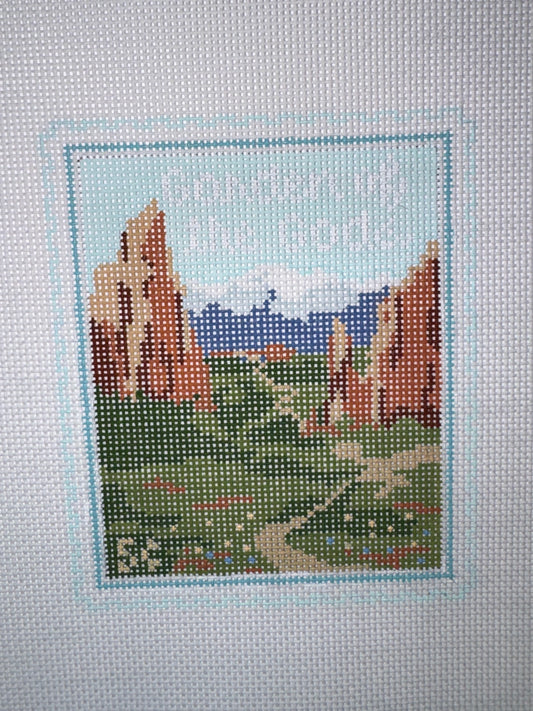 Garden of the Gods Travel Stamp