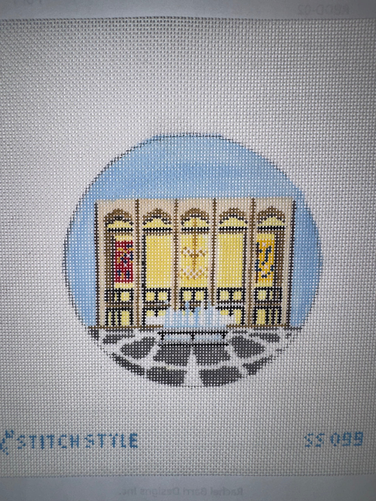 Lincoln Center Needlepoint Canvas and Stitch Guide