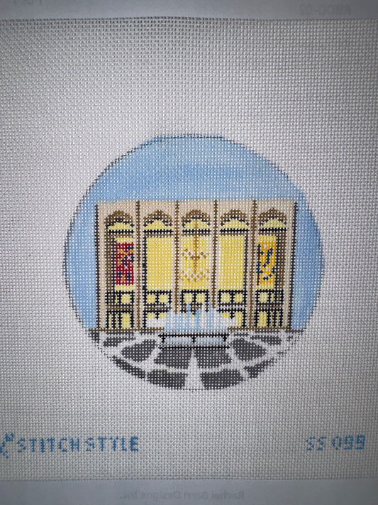 Lincoln Center Needlepoint Canvas and Stitch Guide