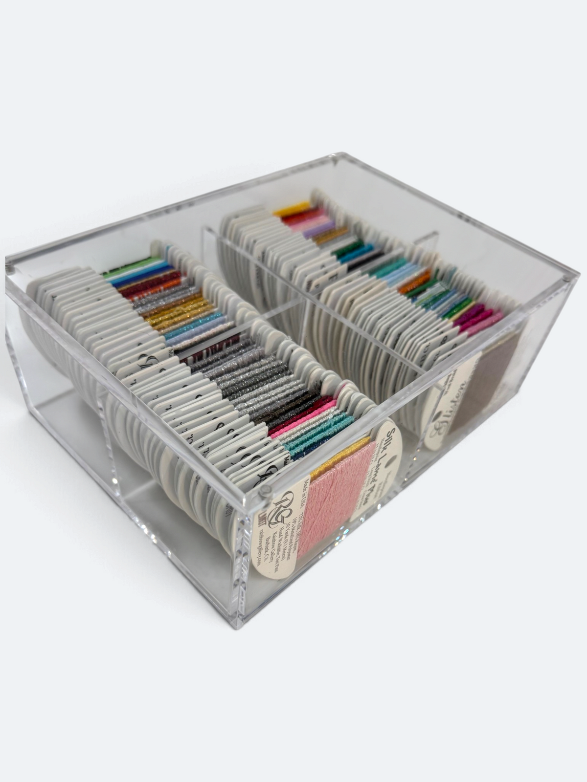 The Hudson - Acrylic Needlepoint Thread Storage Box