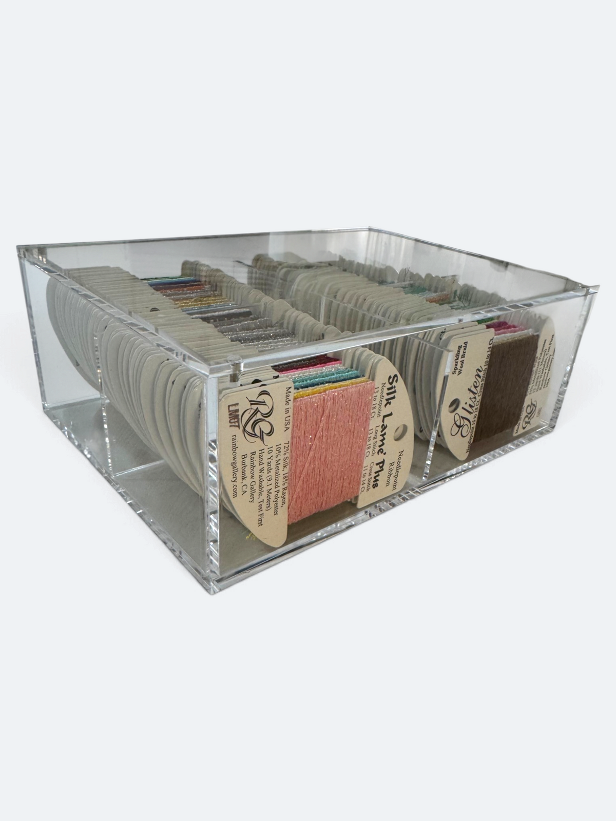 The Hudson - Acrylic Needlepoint Thread Storage Box