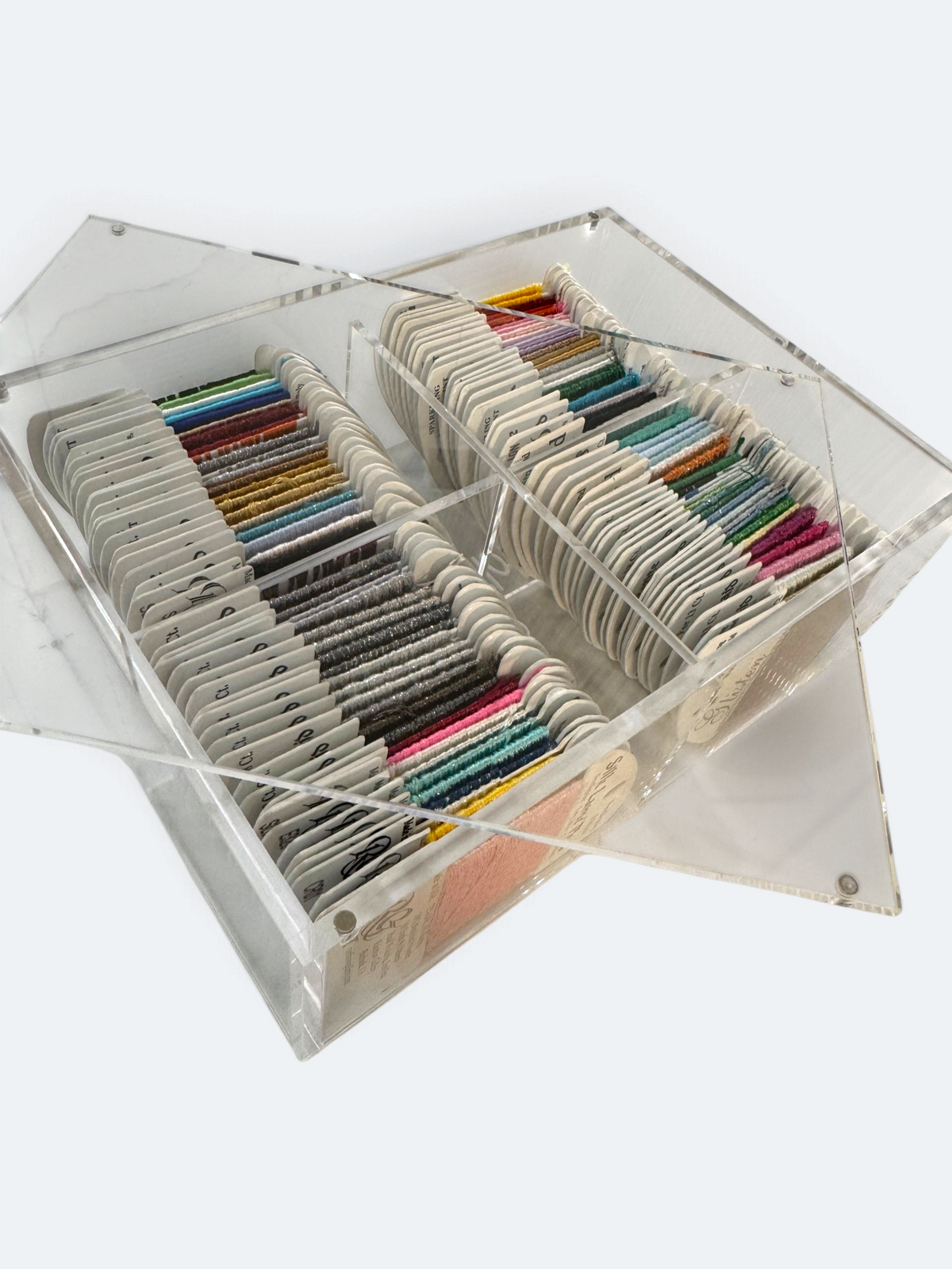 The Hudson - Acrylic Needlepoint Thread Storage Box