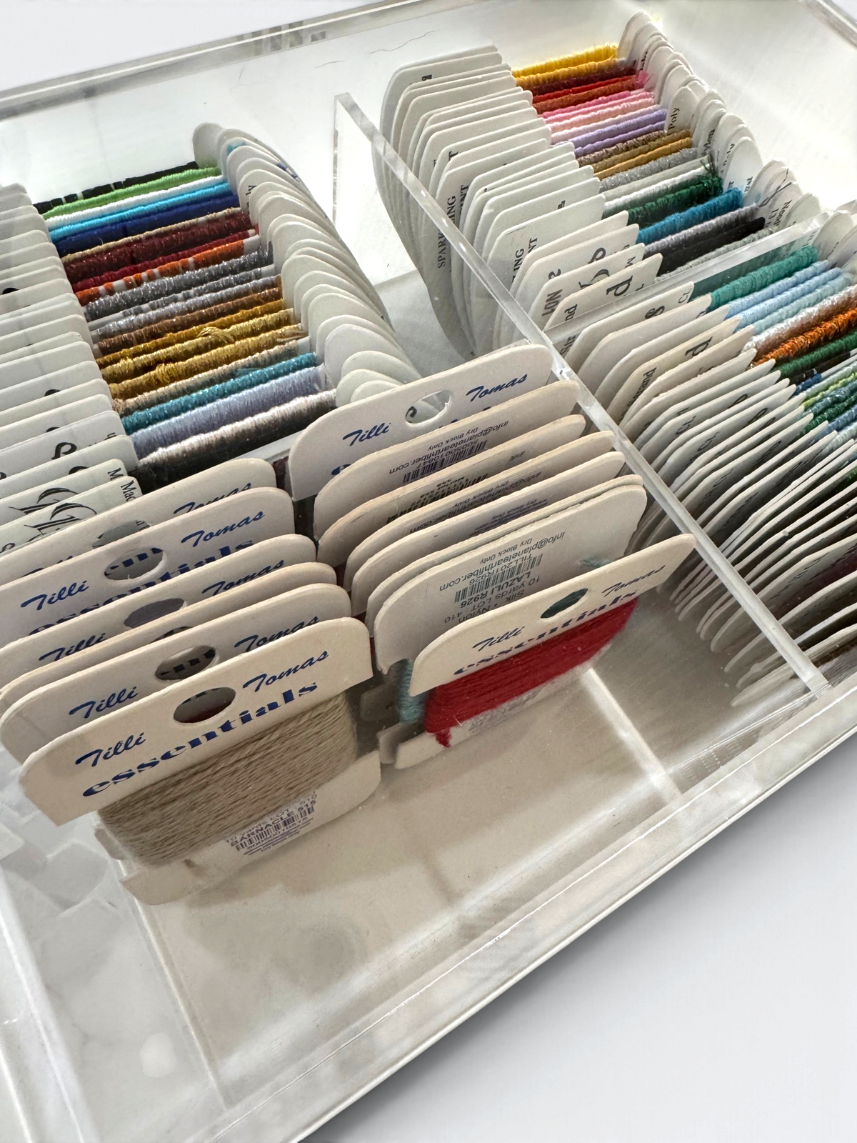 The Hudson - Acrylic Needlepoint Thread Storage Box