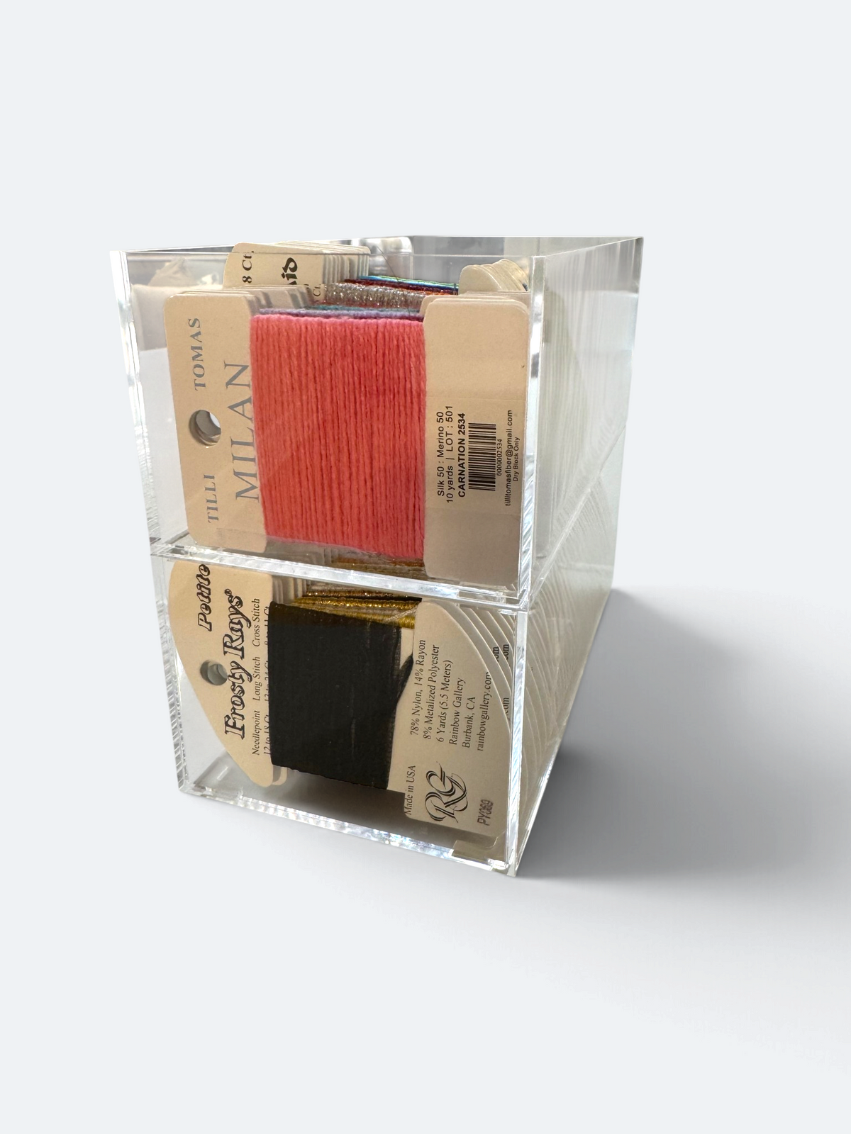 The Chelsea - Needlepoint Thread Card Storage Box