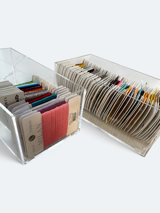 The Chelsea - Needlepoint Thread Card Storage Box