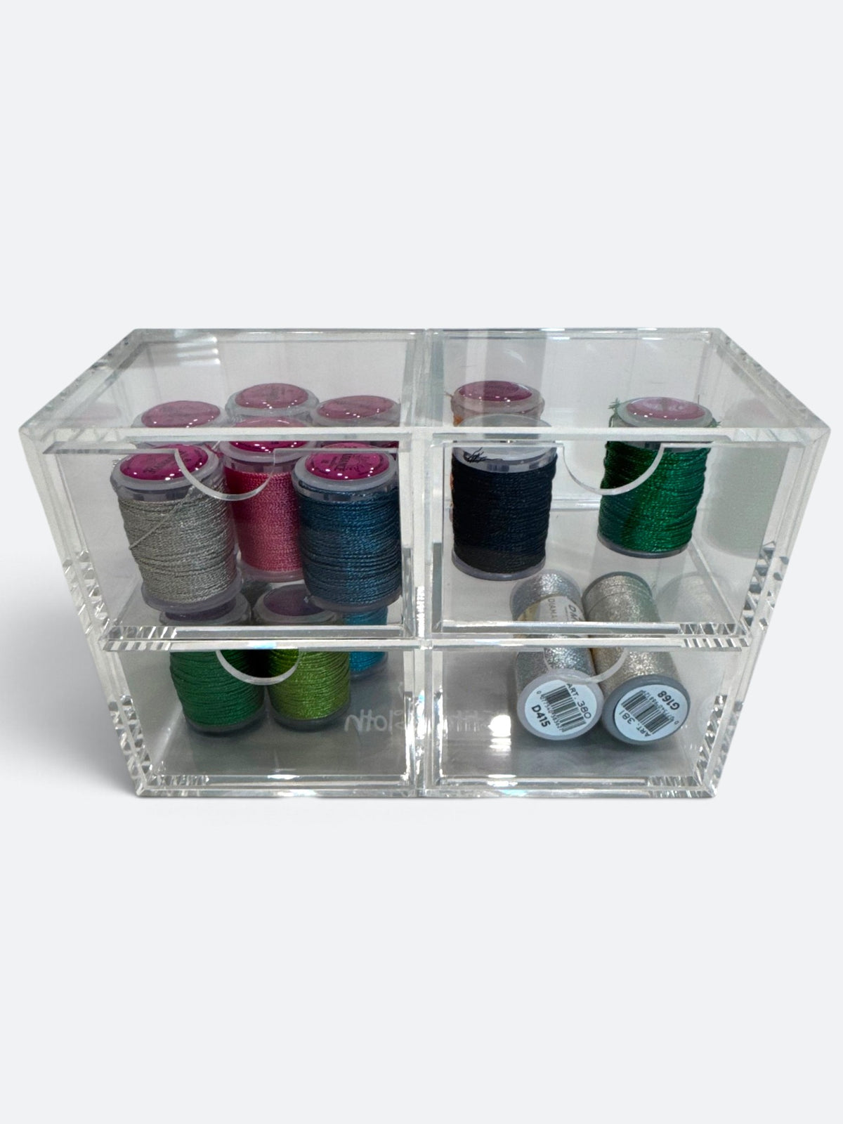 The Apothecary Chest (Newly Redesigned) - Acrylic Needlepoint Thread Storage