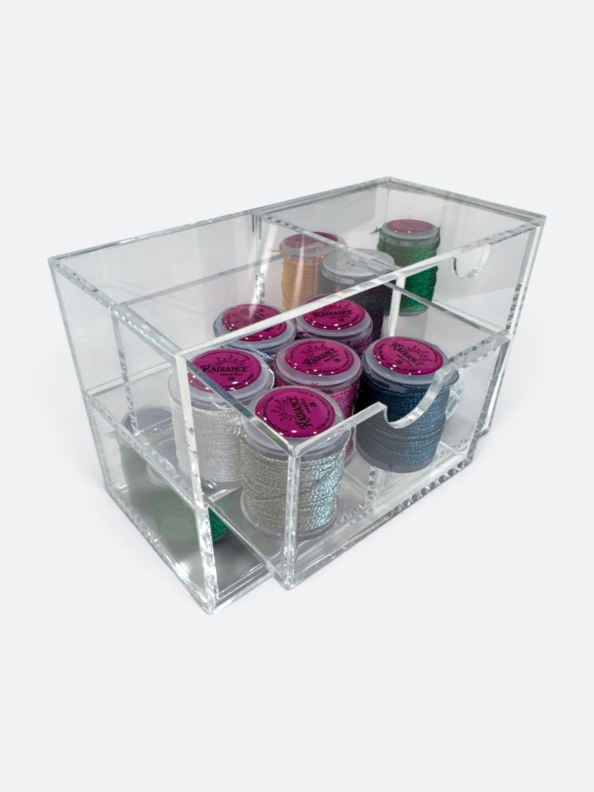 The Apothecary Chest (Newly Redesigned) - Acrylic Needlepoint Thread Storage