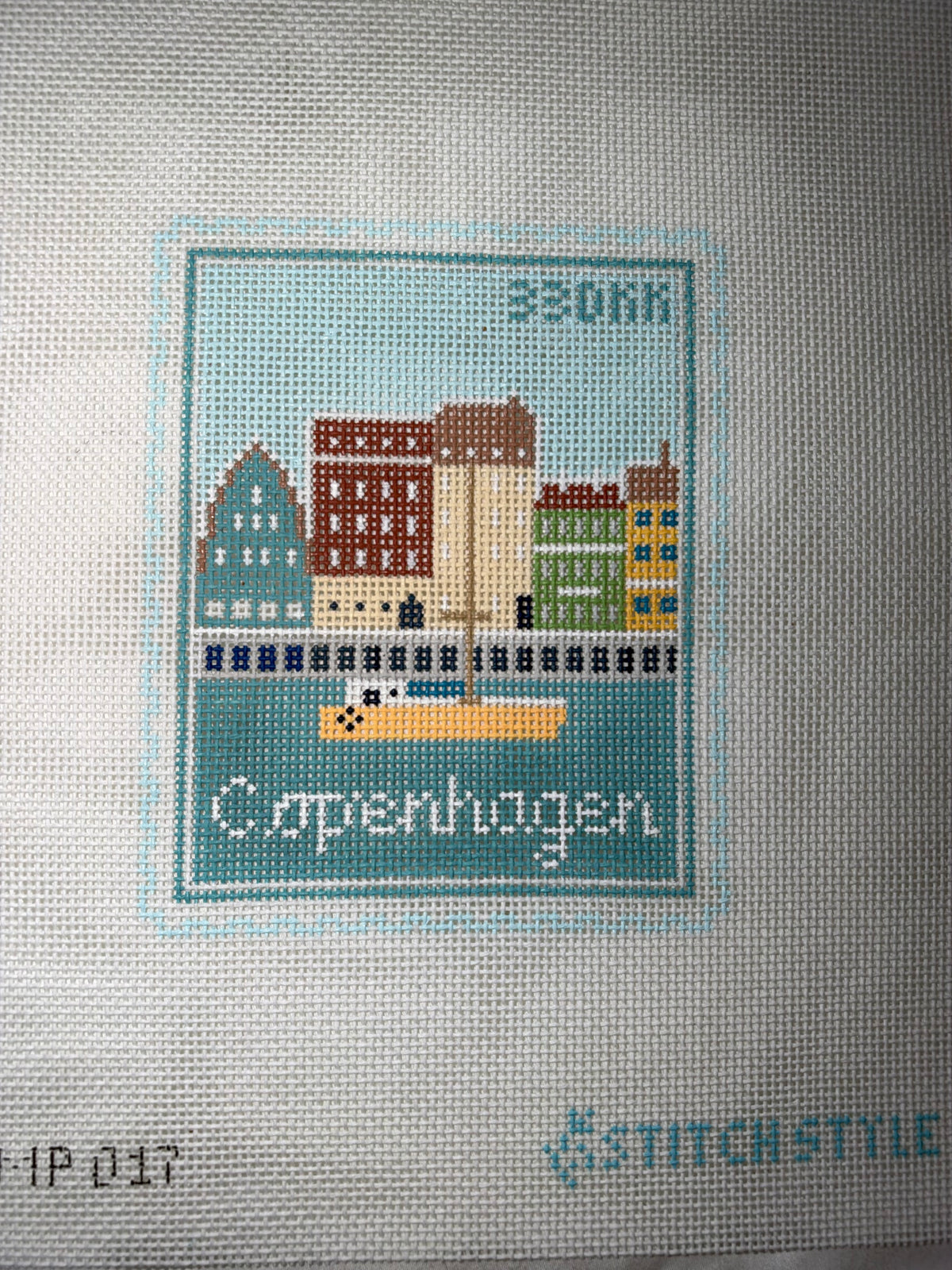 Copenhagen Travel Stamp