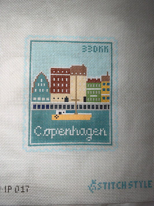 Copenhagen Travel Stamp
