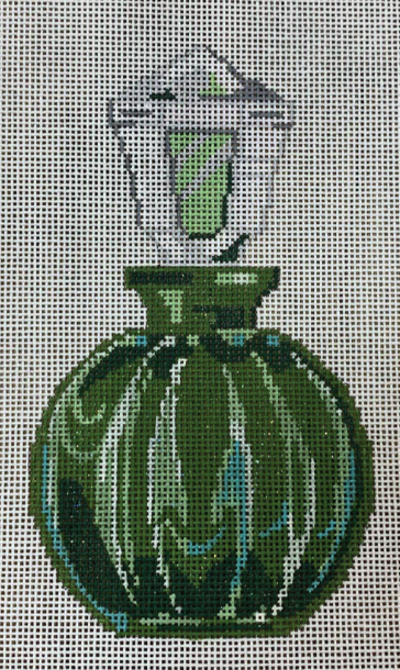 LL150S Round Green Perfume Bottle Canvas