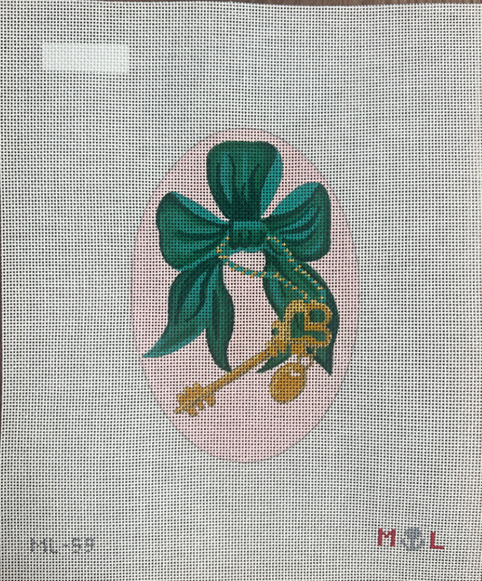 Green Bow with Key