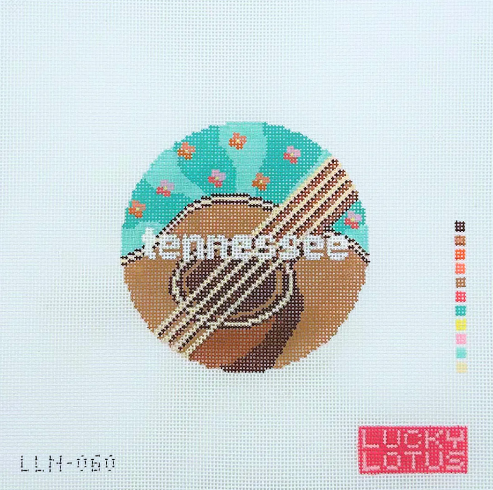 50 States - Tennessee Round Canvas