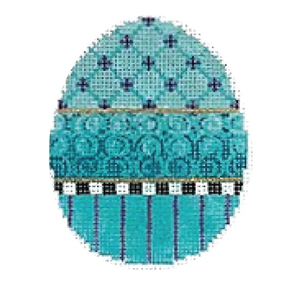 Turquoise Ribbon Egg