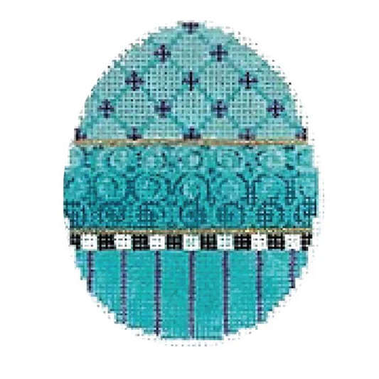 Turquoise Ribbon Egg