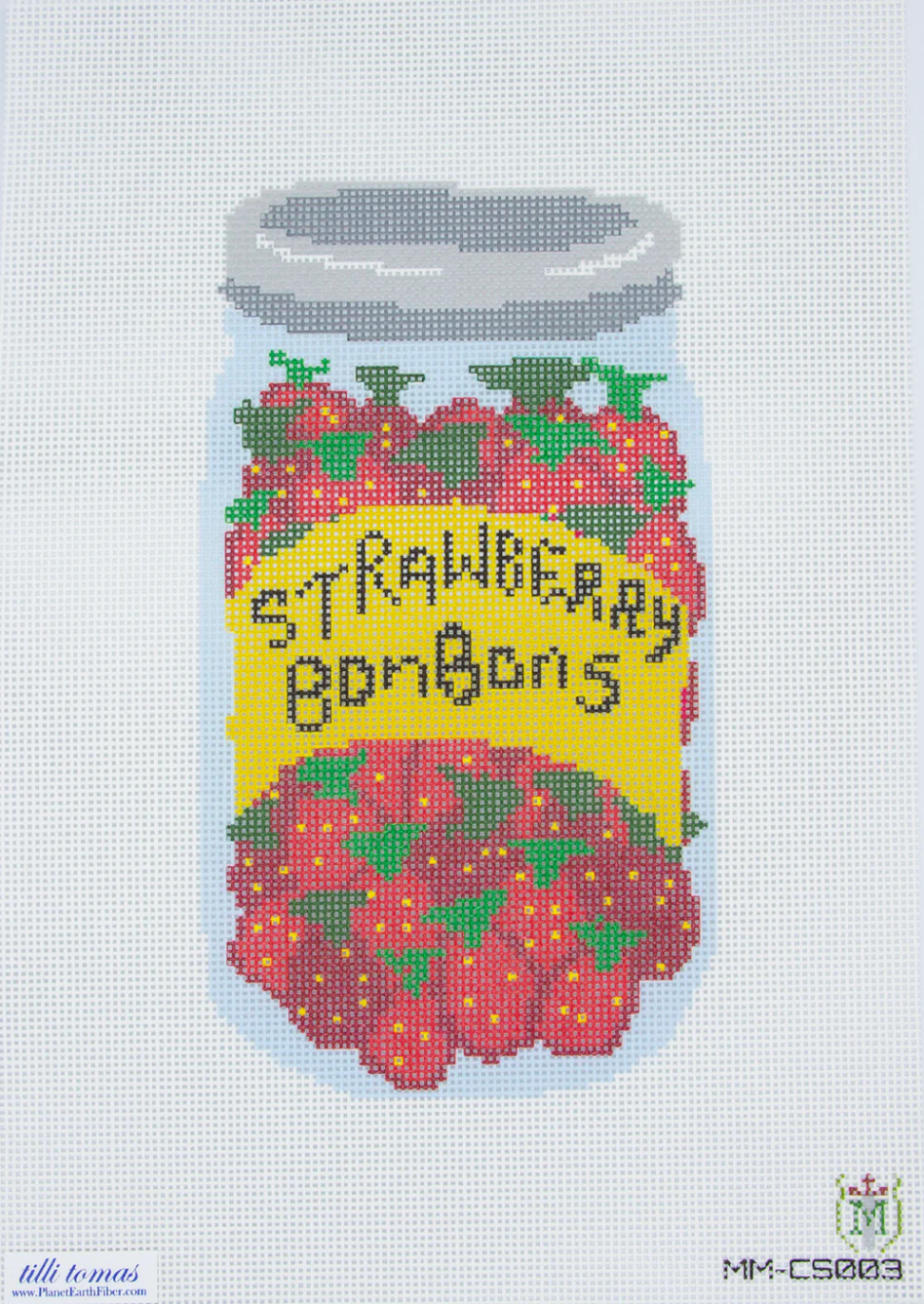 Strawberry BonBon Candy Jar