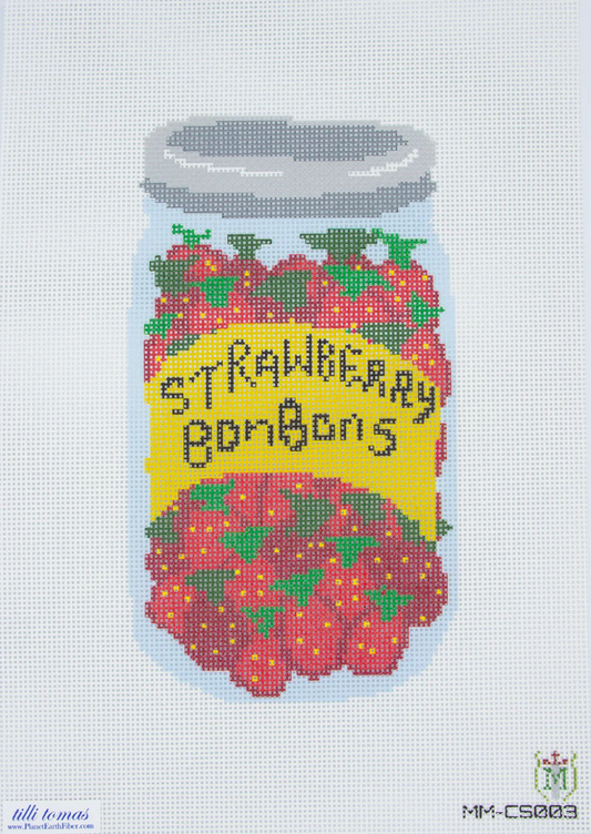 Strawberry BonBon Candy Jar