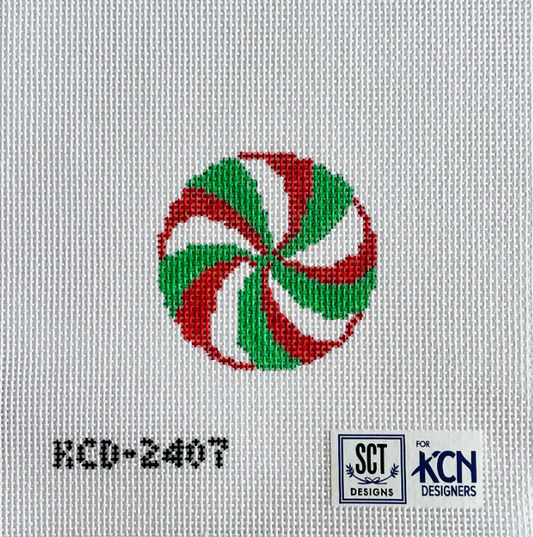 Red and Green Mint Canvas