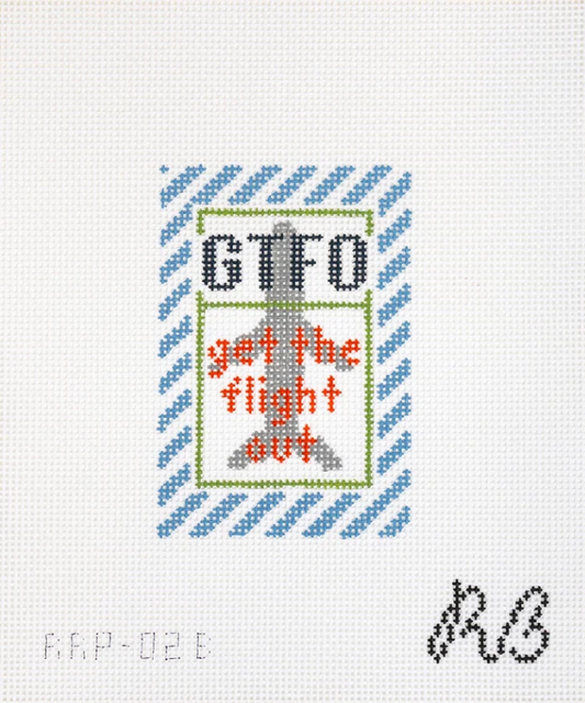 Get the Flight Out - Small - Blue