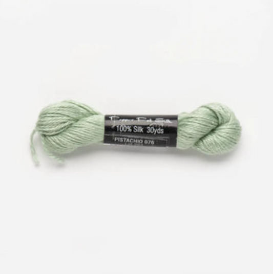 076 Pistachio  - Pepper Pot Silk