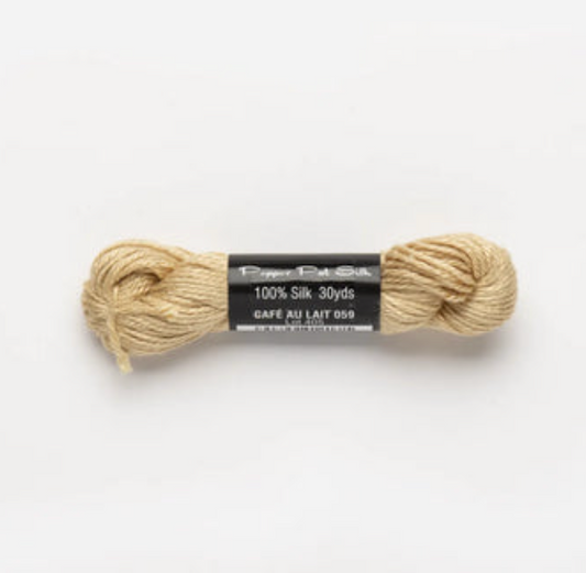 059 Cafe au Lait  - Pepper Pot Silk