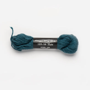 109 Steel - Pepper Pot Silk