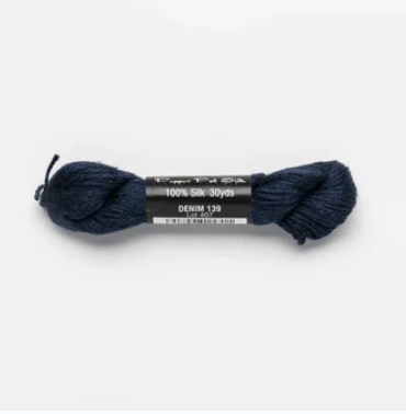139 Denim - Pepper Pot Silk