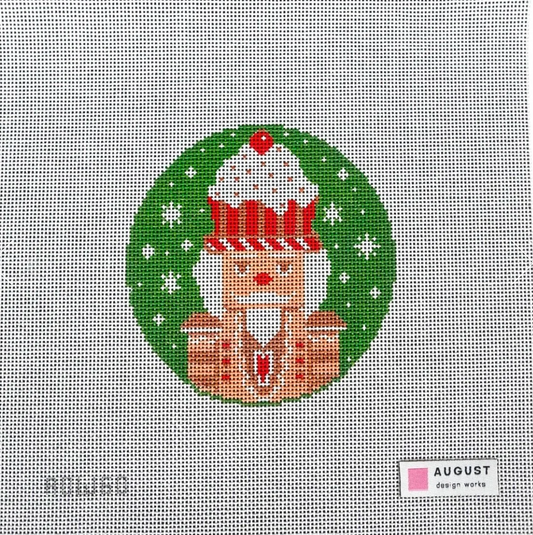 ADW60 Gingerbread Nutcracker needlepoint canvas