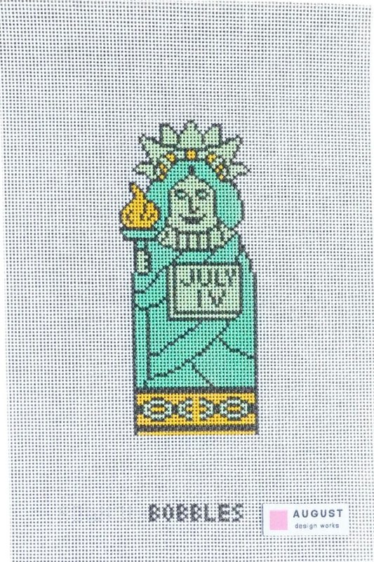 ADW-B-SOL Statue of Liberty Bobble needlepoint canvas