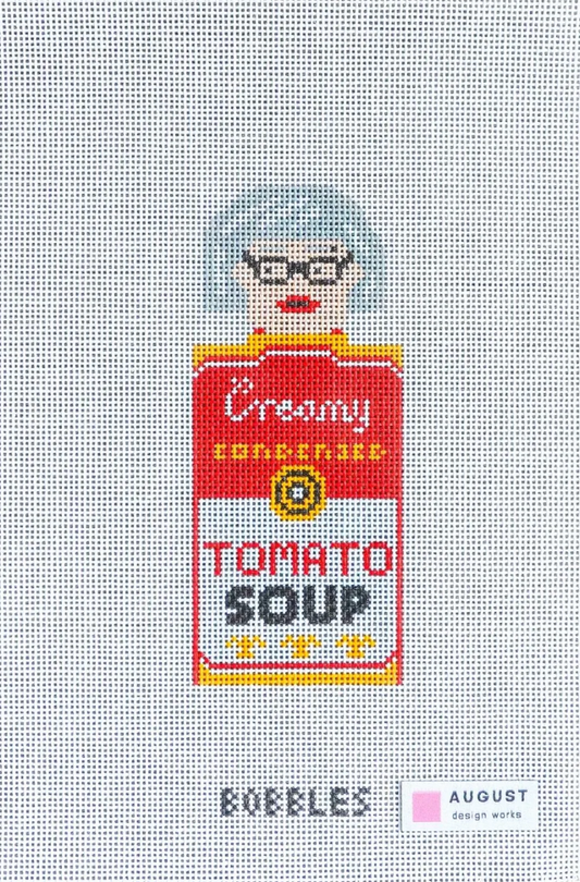 ADW-B-W Warhol Bobble needlepoint canvas