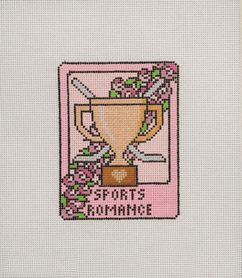 PIPPA-SPORTS-ROMANCE-TAROT Sports Romance Tarot Card Canvas needlepoint canvas