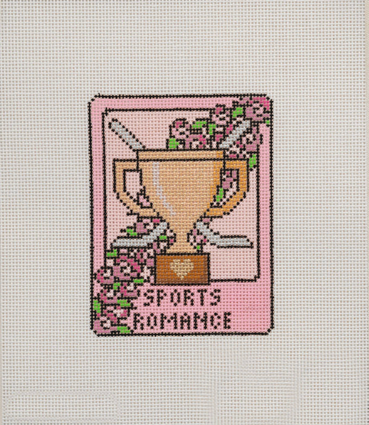 PIPPA-SPORTS-ROMANCE-TAROT Sports Romance Tarot Card Canvas needlepoint canvas