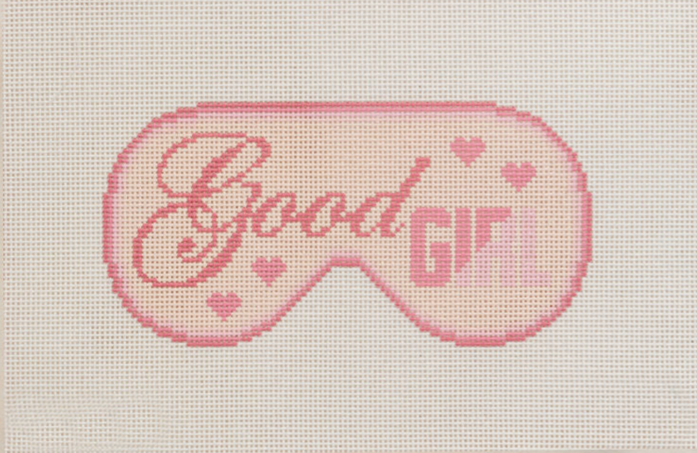 PIPPA-GOOD-GIRL-EYE-MASK Good Girl Eye Mask Canvas needlepoint canvas