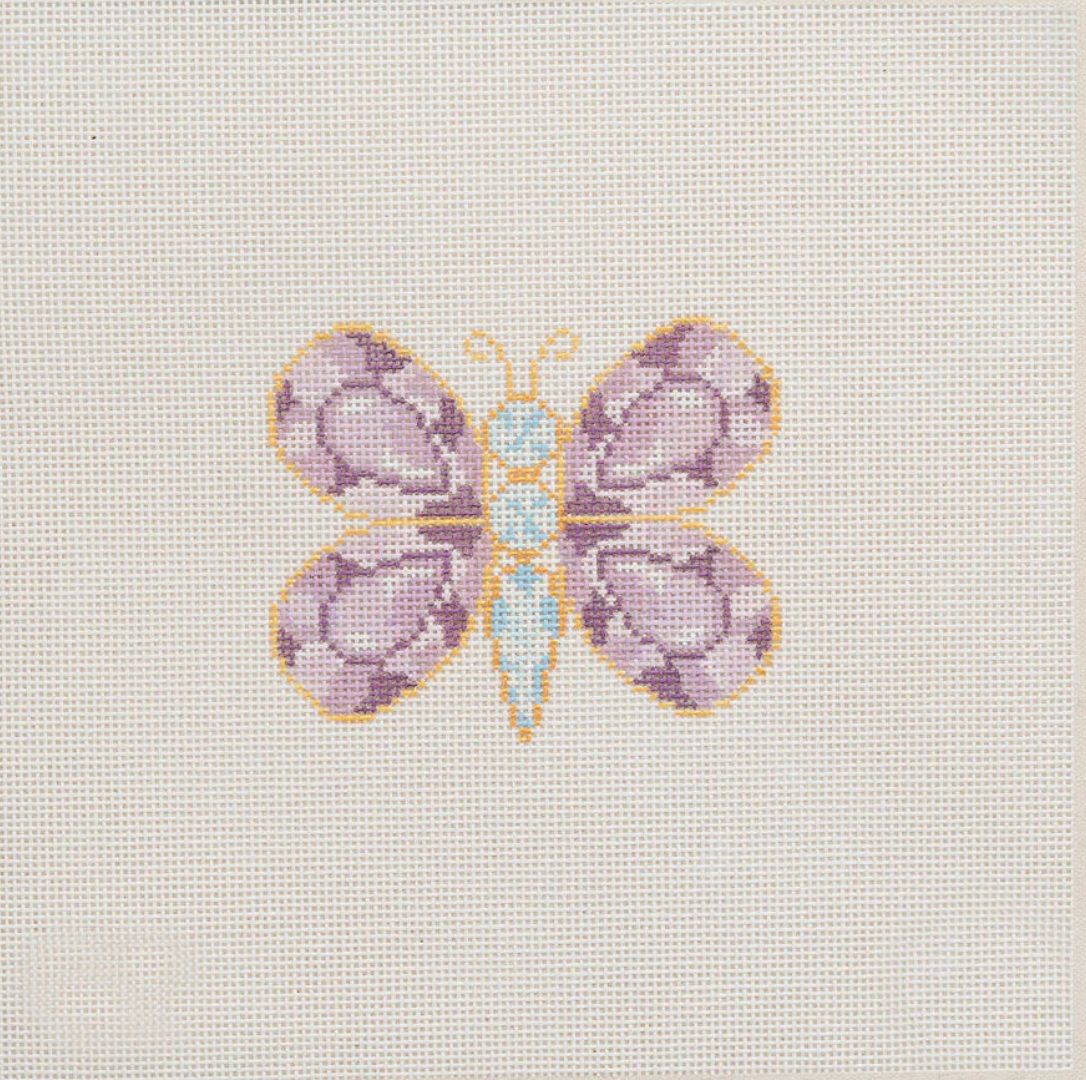 PIPPA-BUTTERFLY-BROOCH Butterfly Brooch Canvas needlepoint canvas