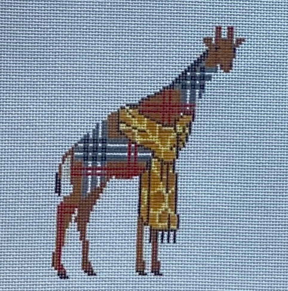 Brit Plaid Giraffe