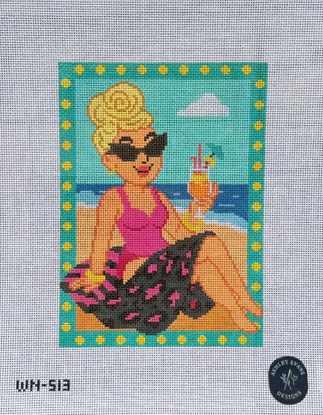 Coral Daydream - Beach Woman