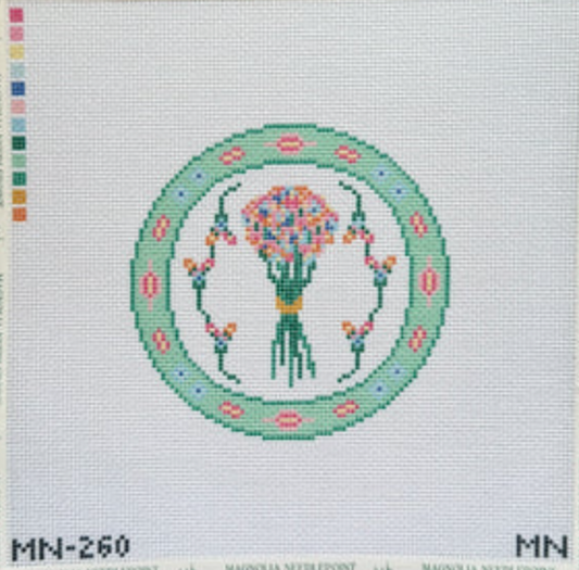 Fresh Cut Blooms Plate Canvas