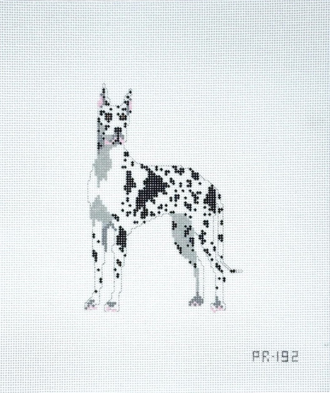 Harlequin Great Dane Canvas