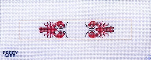 Lobsters Key Fob Canvas
