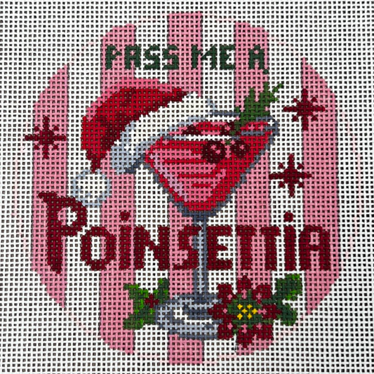 Poinsettia Happier Hour Coaster