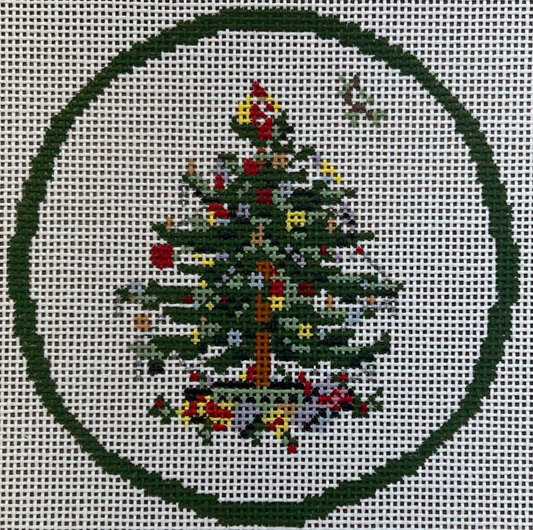 Transferware Christmas Plate