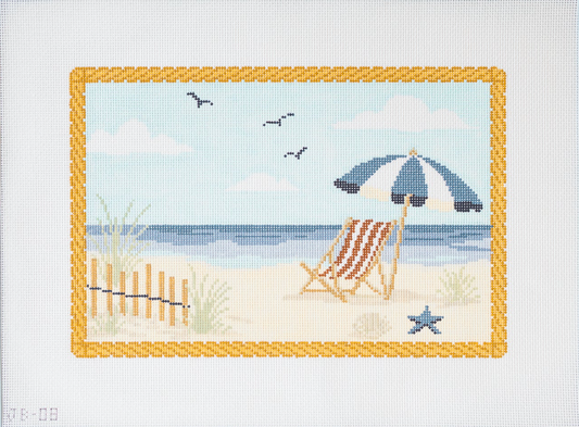 Beach Chair and Umbrella