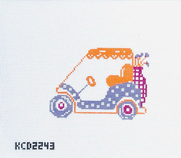 Lavender Golf Cart